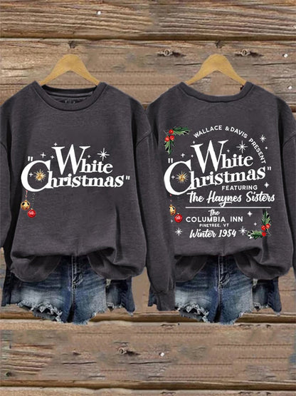 Comstylish Women's Christmas Print Casual Sweatshirt