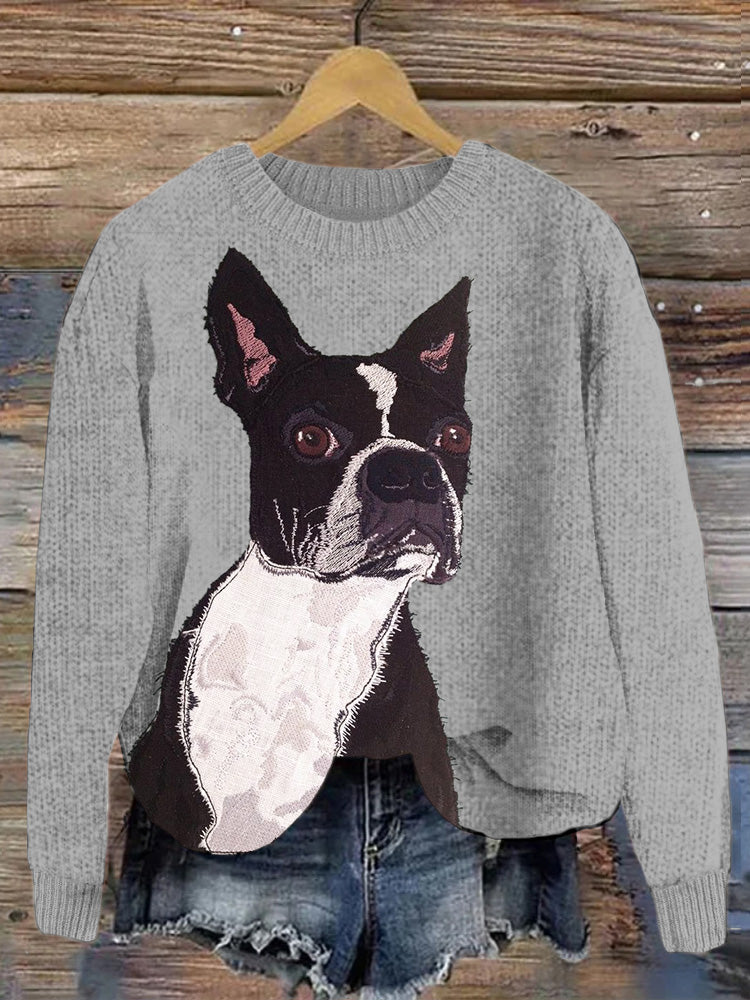 Pull au design réfléchi
