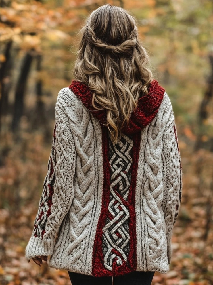 Cardigan au design réfléchi