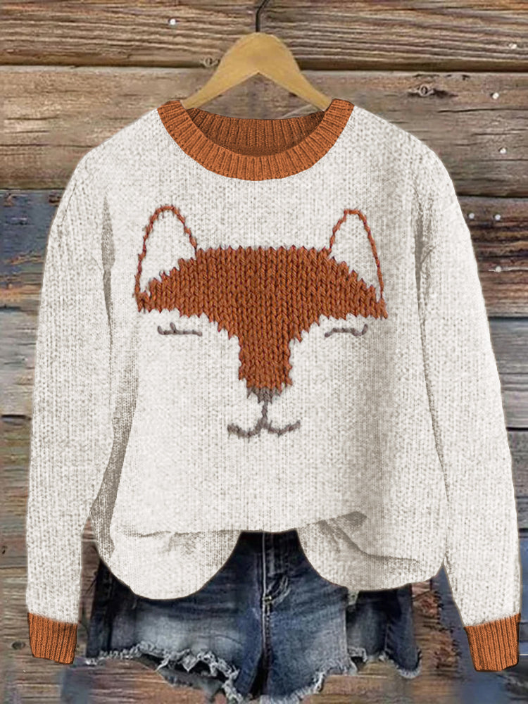 Pull au design réfléchi