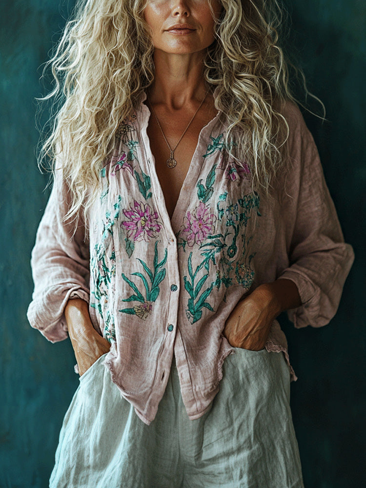 Chemise au design gracieux