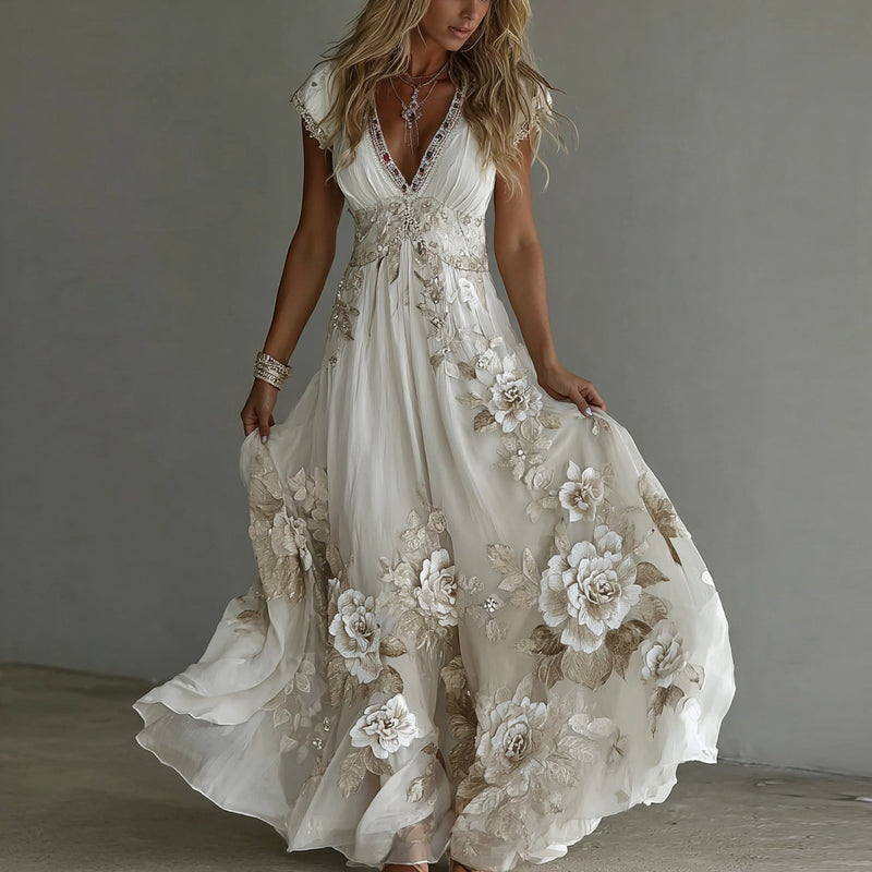 Robe au style vintage intemporel