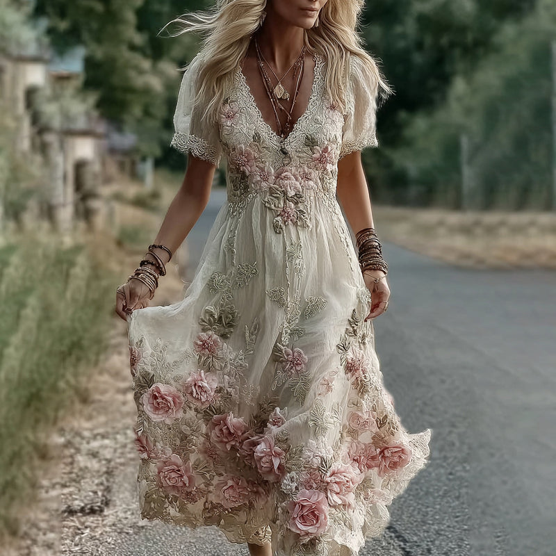 Robe magnifiquement confectionné