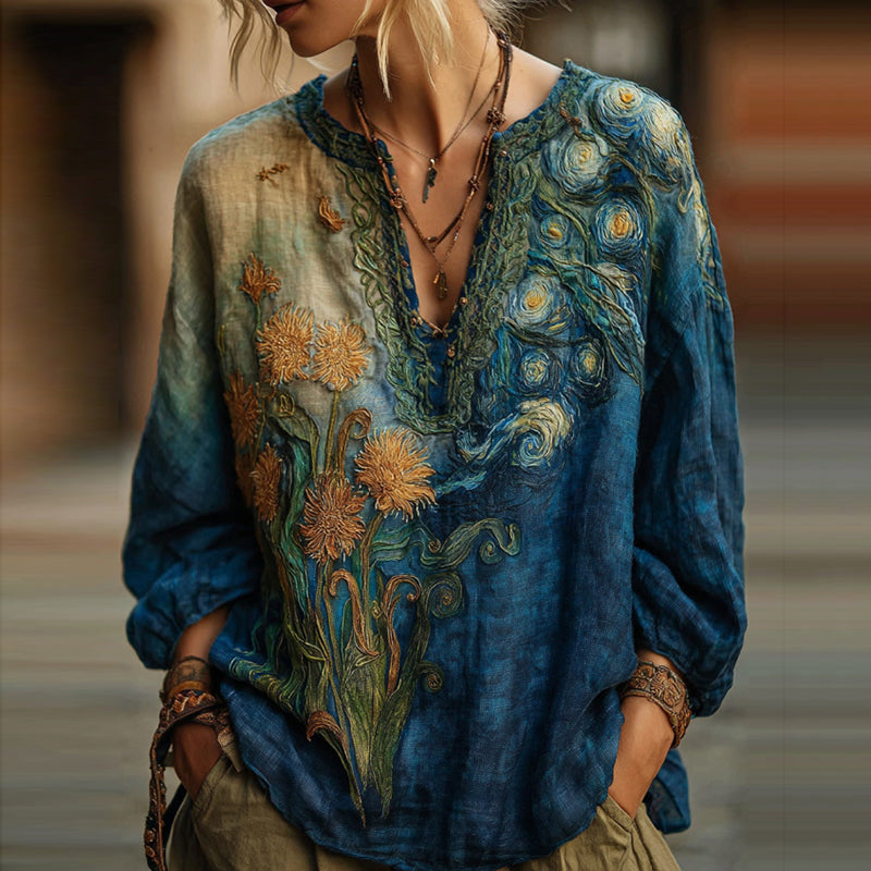 Chemise au style vintage intemporel