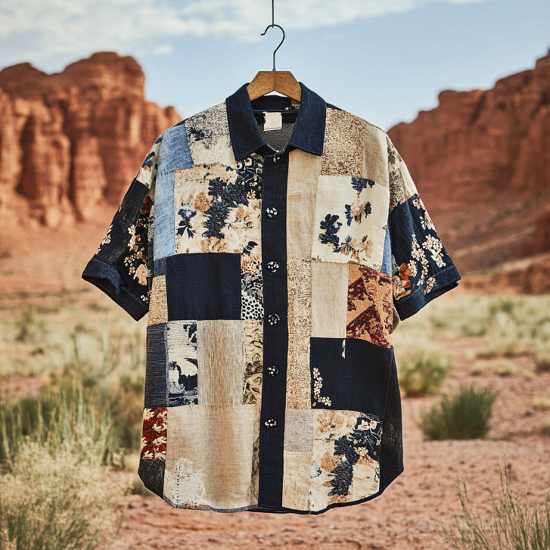 Chemise au style vintage intemporel