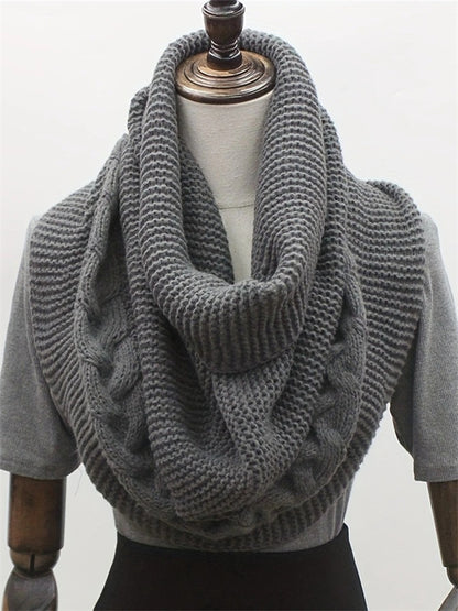 Vintage Cable Knit Cozy Scarf artswardrobe