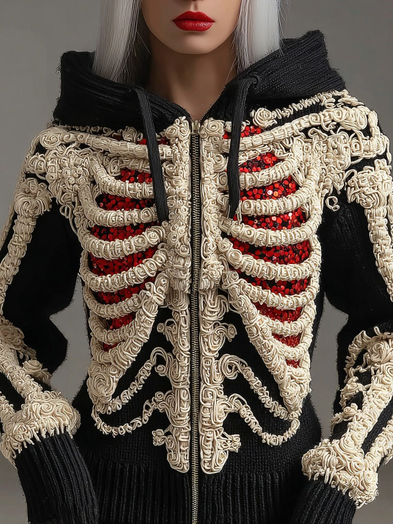 Pull au design réfléchi