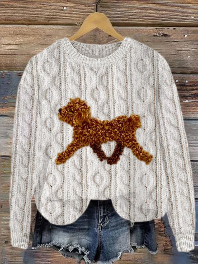 Pull au design réfléchi