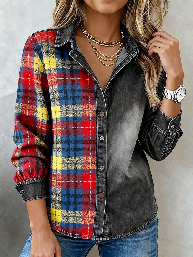 Chemise au style vintage intemporel