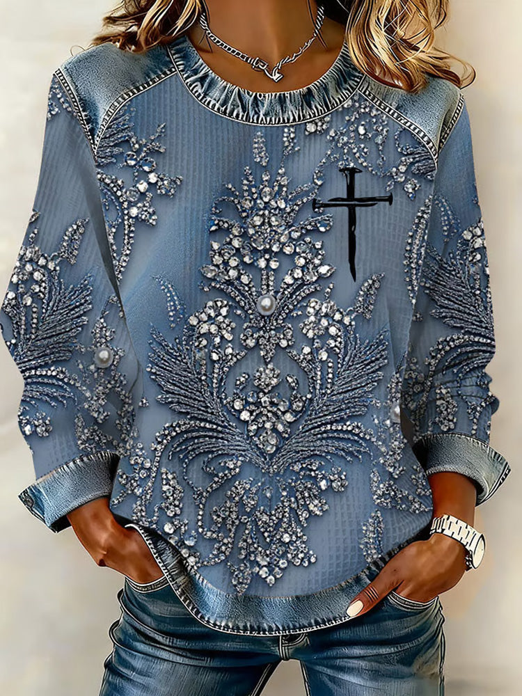 Chemise au style vintage intemporel