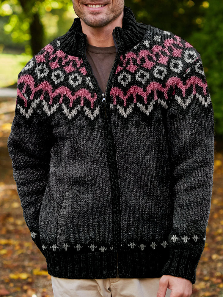 Cardigan au style vintage intemporel