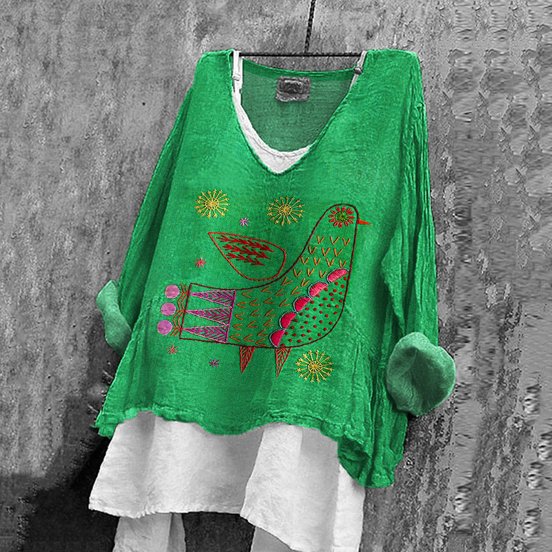 Chemise au style vintage intemporel