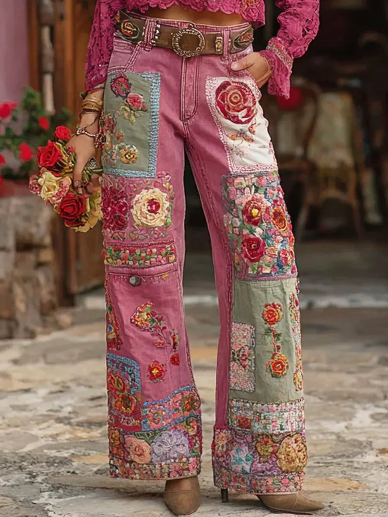 Pantalon au design réfléchi