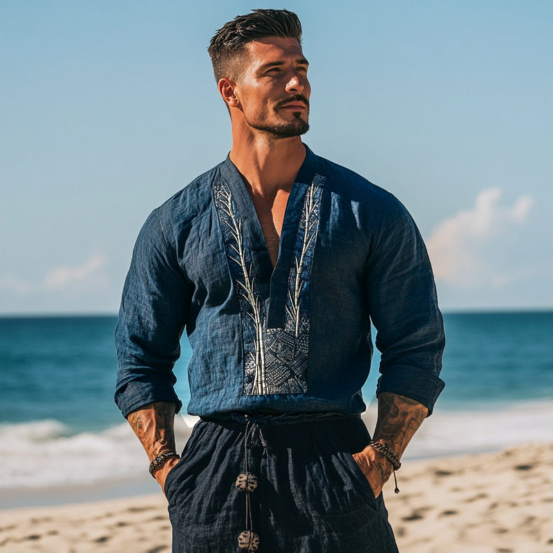 Chemise au style vintage intemporel