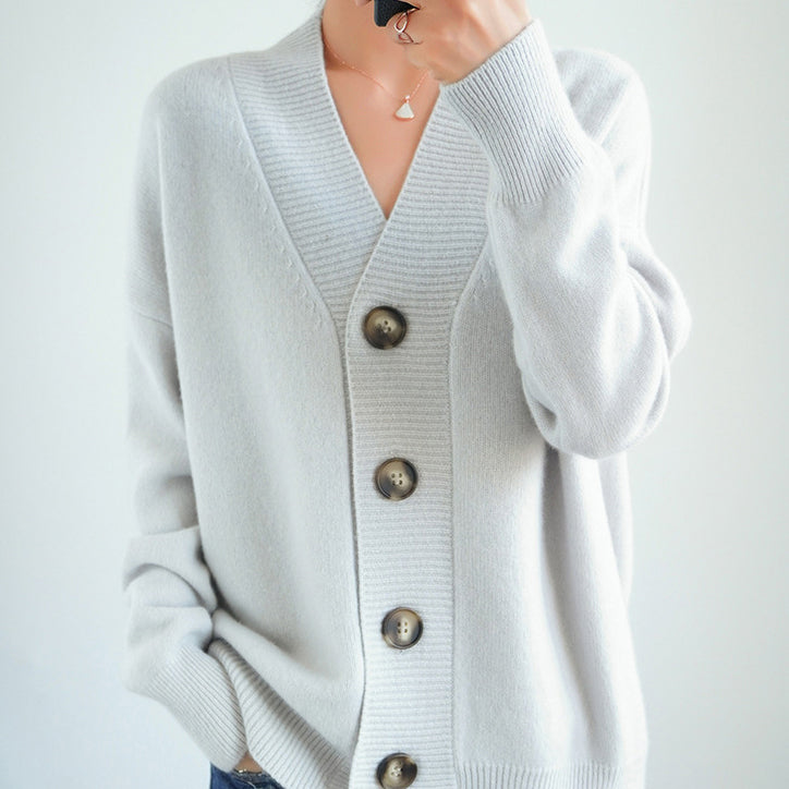 Cardigan au design réfléchi