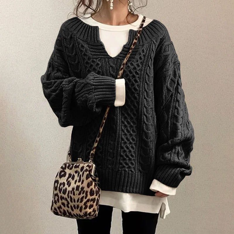 Pull au style vintage intemporel