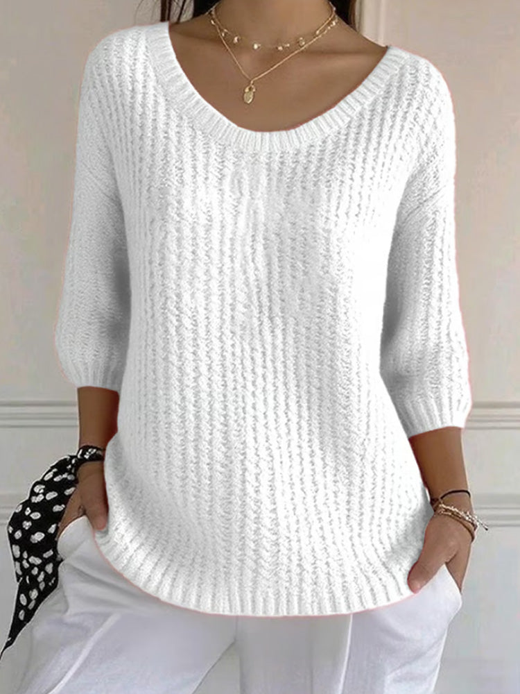Pull au design classique