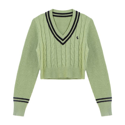 EP | Pull-over en tricot de mode coréenne