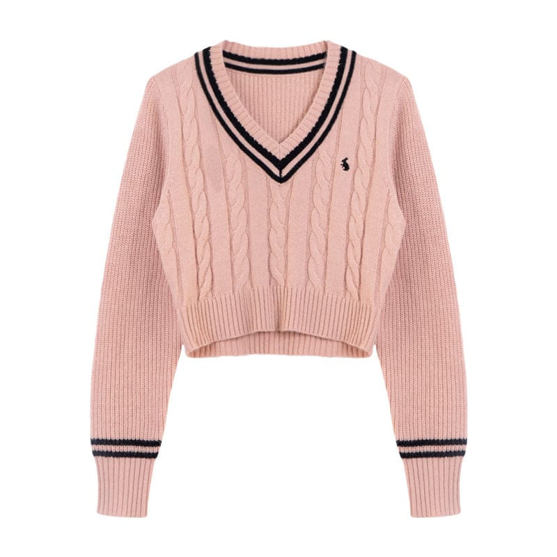 EP | Pull-over en tricot de mode coréenne