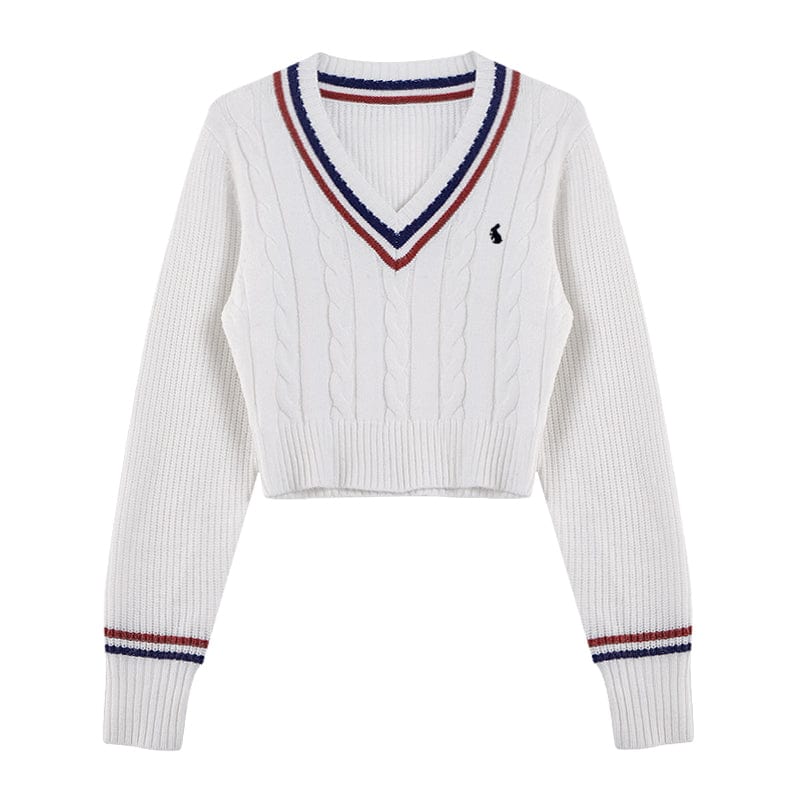 EP | Pull-over en tricot de mode coréenne