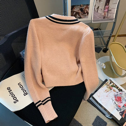 EP | Pull-over en tricot de mode coréenne