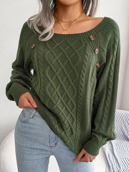 EP | MW - Pull stylé en maille torsadée