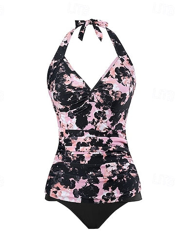 Halter Bikini Top Bathing Suit Swimsuits Colored Uv Protection Elastic Sleeveless Swimwear Swimsuit Surfing Diving Swimming Summer
