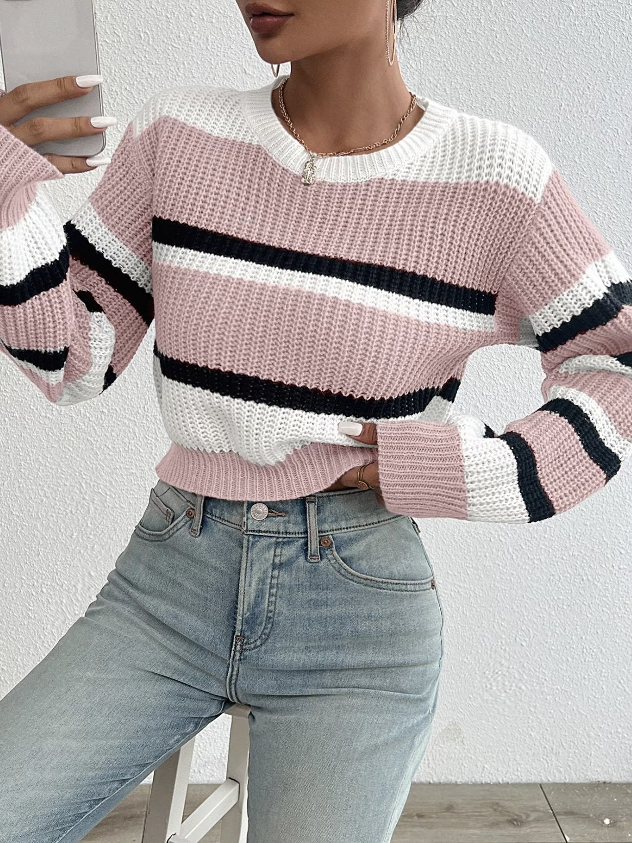 Pull vintage classique