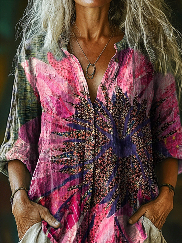 Chemise au style vintage intemporel