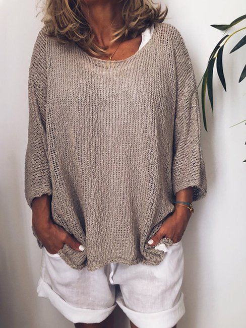 Pull au design réfléchi