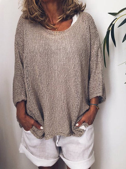Pull au design réfléchi
