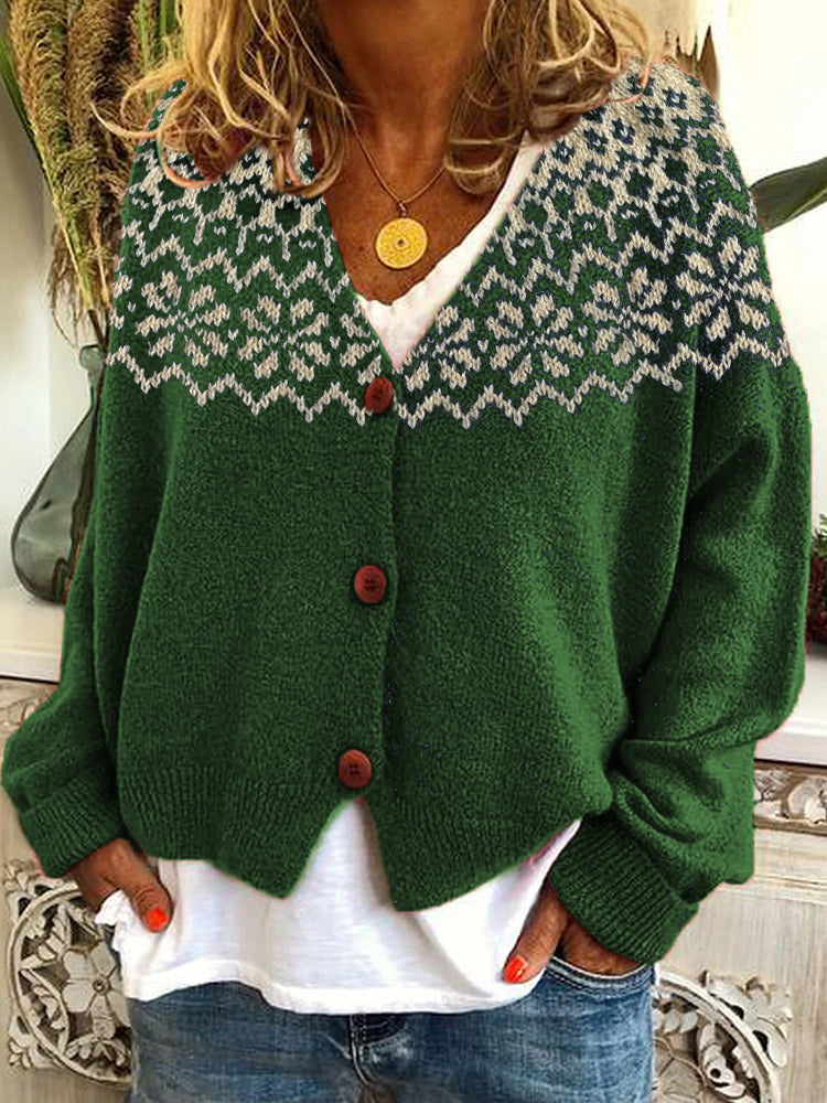 Cardigan au design réfléchi