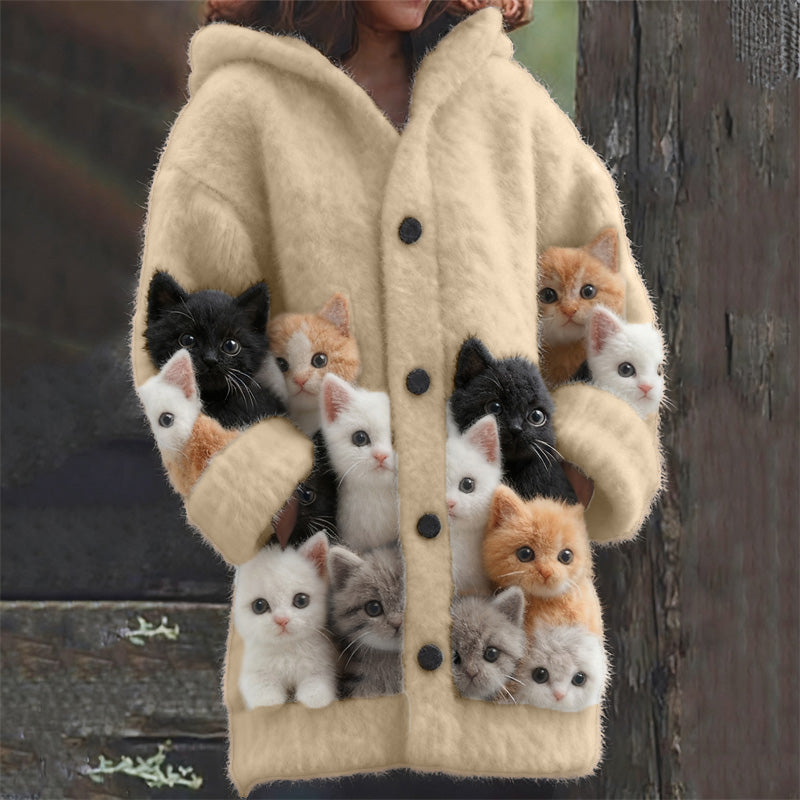 Cardigan au design réfléchi
