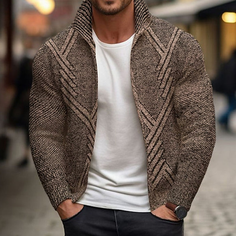 Cardigan au design réfléchi