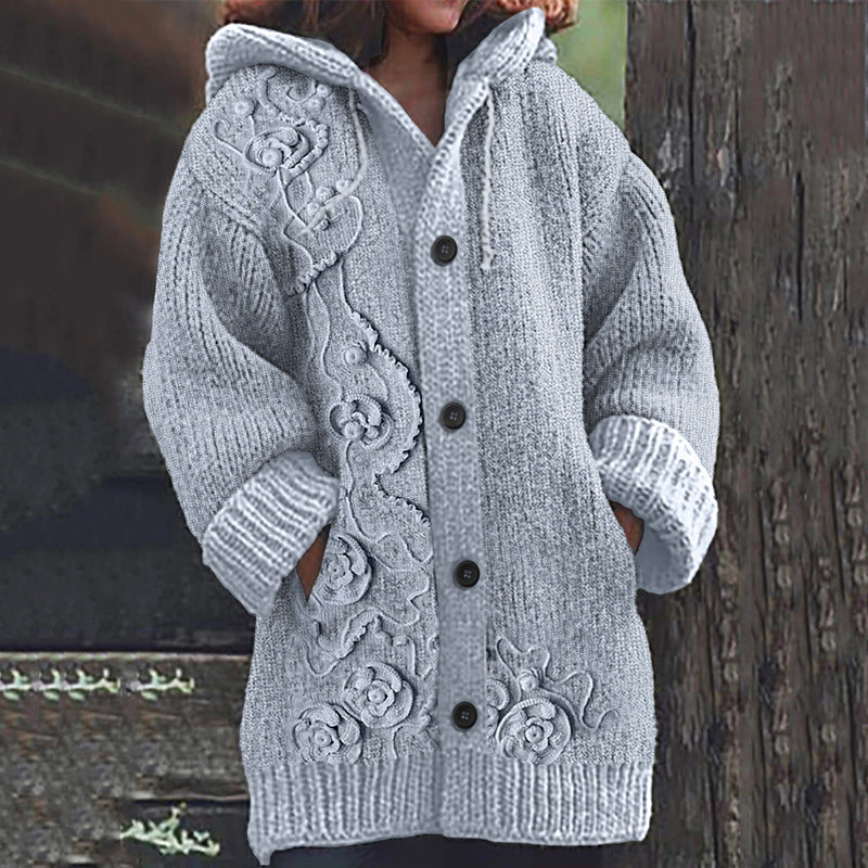 Cardigan au design réfléchi