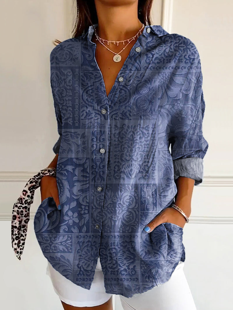 Chemise au design réfléchi