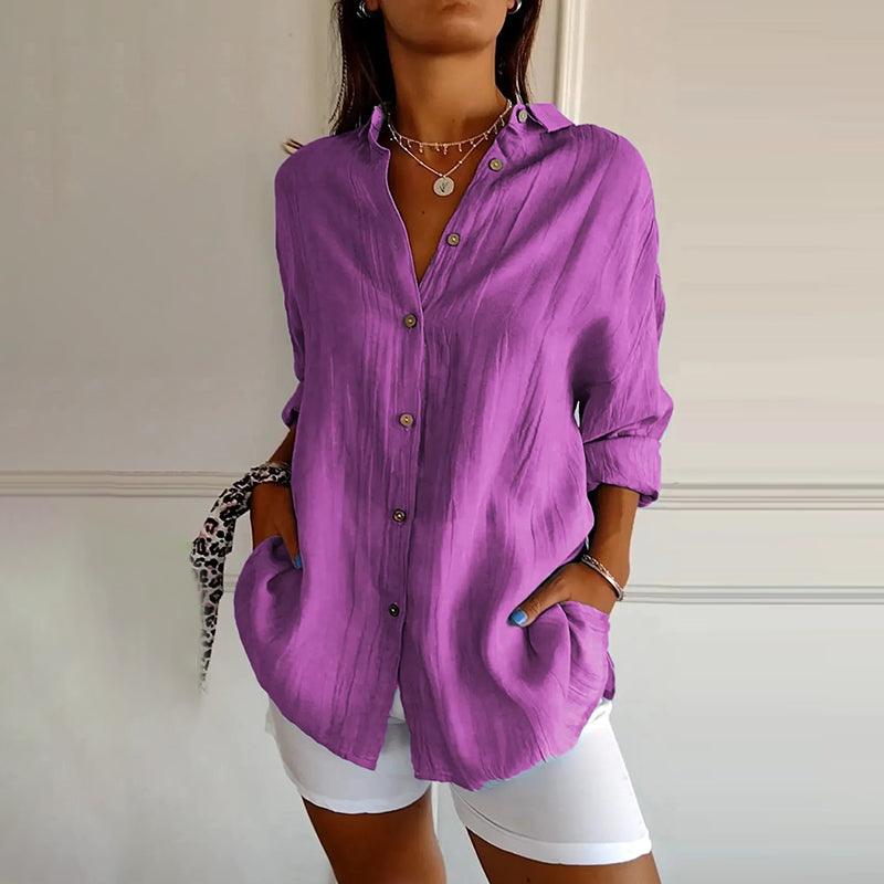 Chemise au style vintage intemporel