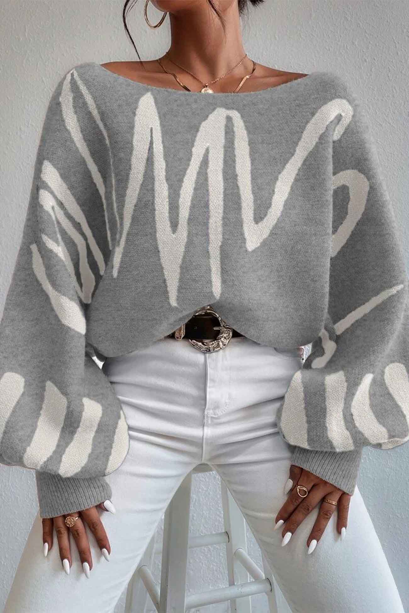 Pull vintage classique