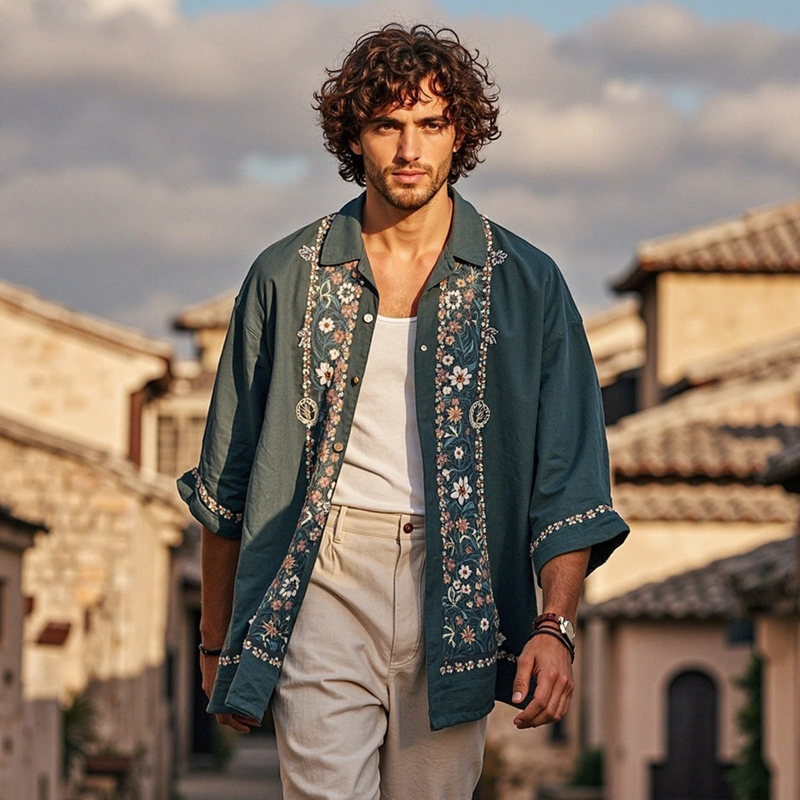 Chemise au design gracieux