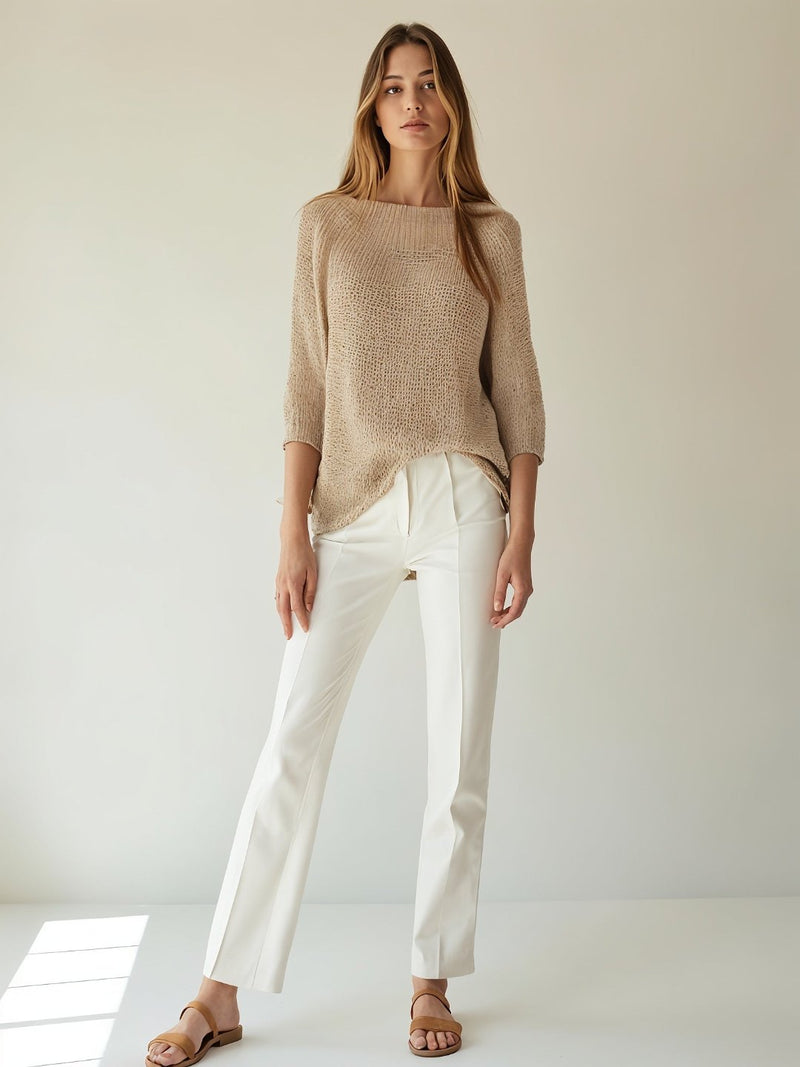 Pull au design réfléchi