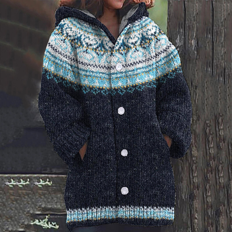 Cardigan au design réfléchi