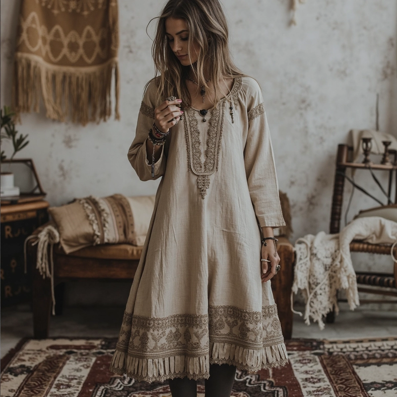 Robe au design réfléchi