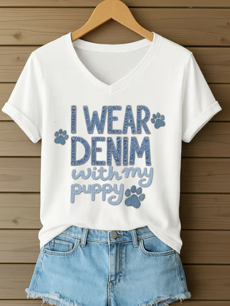 T-Shirt au design réfléchi
