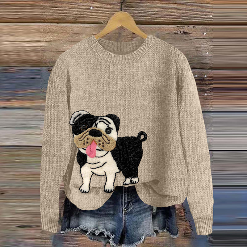 Pull au design réfléchi