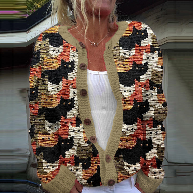 Cardigan au style vintage intemporel