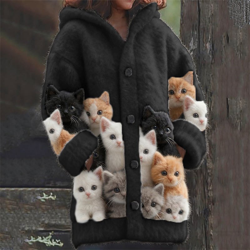 Cardigan au design réfléchi