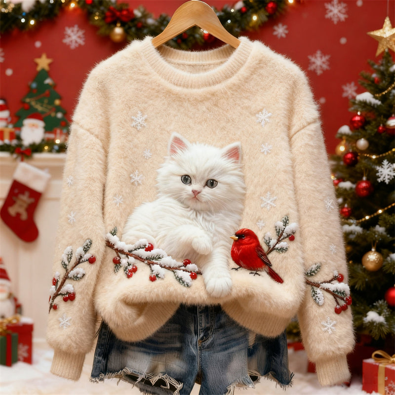 Pull au design réfléchi