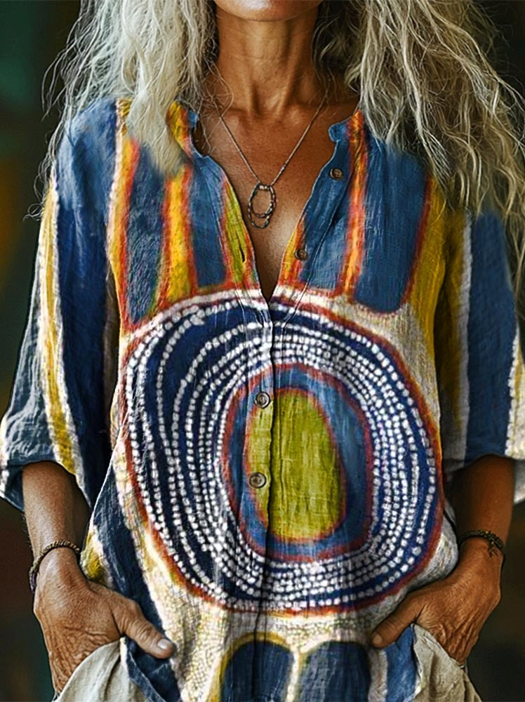 Chemise au style vintage intemporel