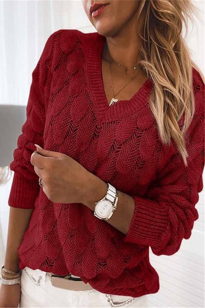 Pull au design réfléchi
