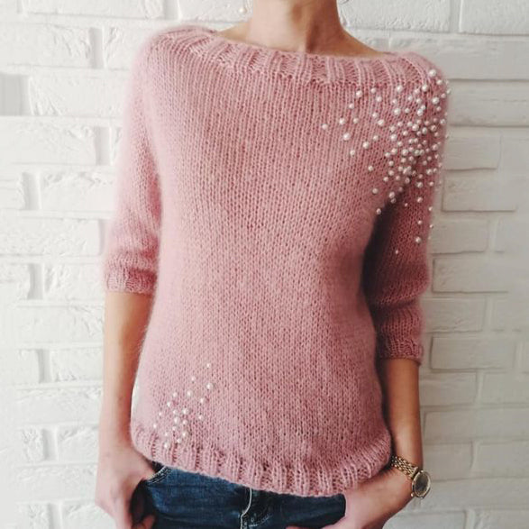 Pull au design réfléchi